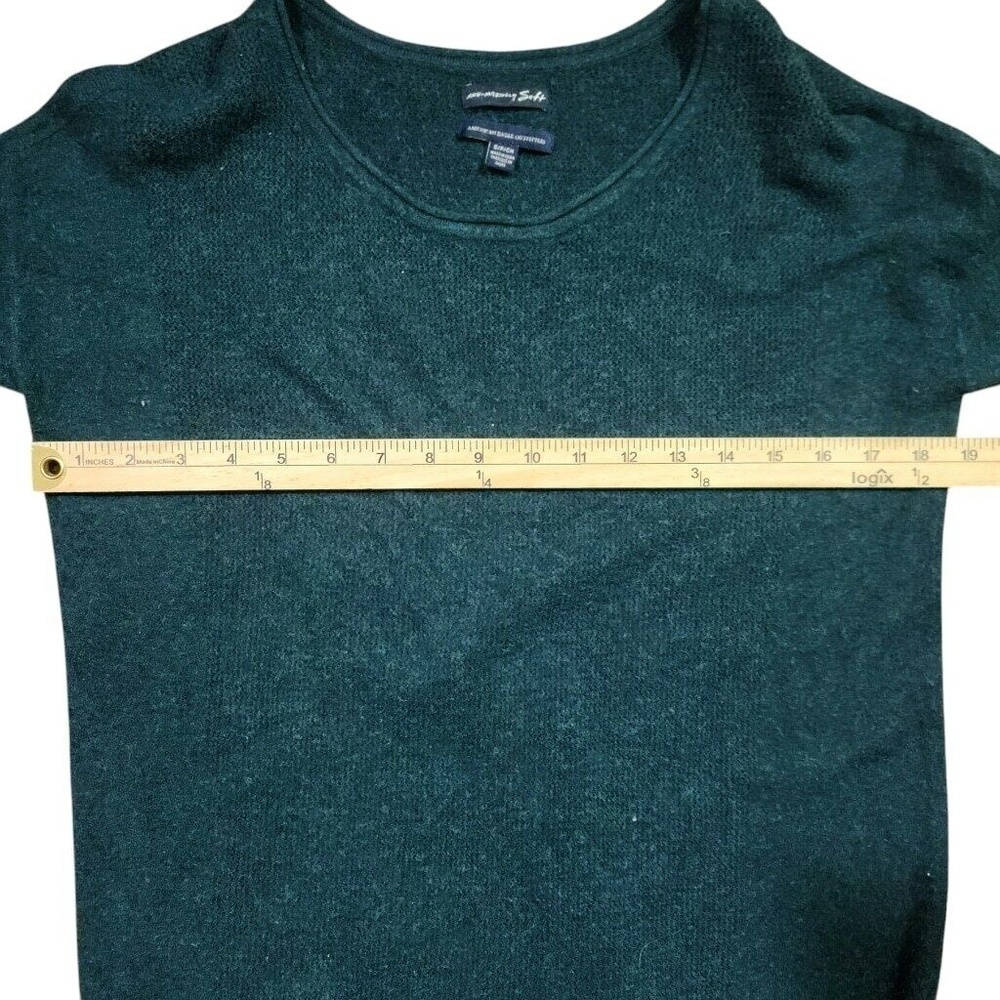 American Eagle Outfitters Petite Small Teal Sweater - Picture 4 of 6